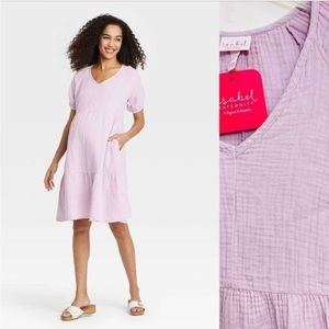 NWT Isabel Maternity by Ingrid and Isabel Maternity Dress - Light Purple